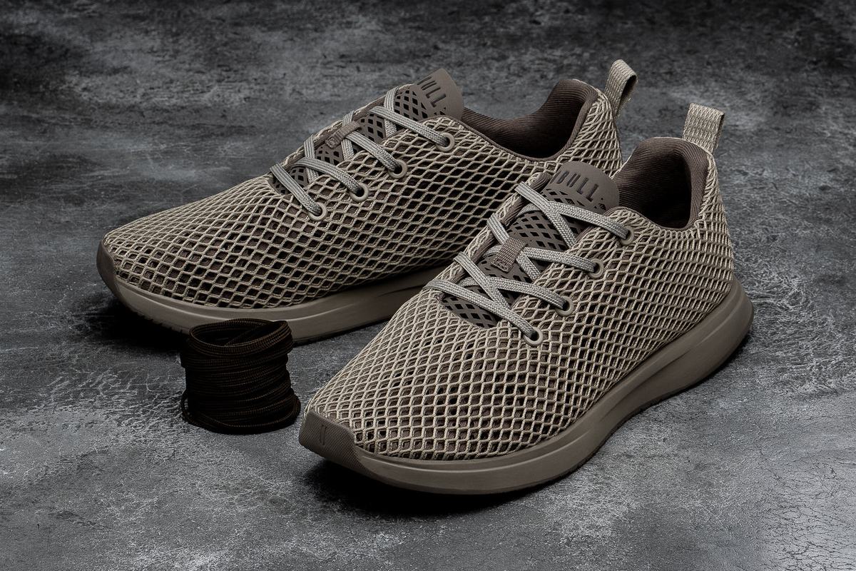 Nobull Mesh Runner Men's Running Shoes Khaki | Australia (KC8134)